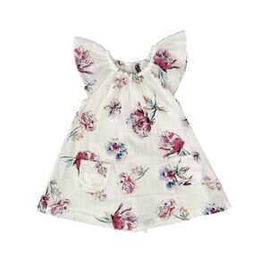 Joules NWT Suzannah White Floral Matching Set 6-9m